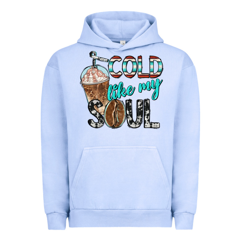 Cold Like My Soul With Coffee Urban Hoodie by BarkalooDesign | Teevron