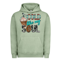 Pigment Oil Green cold like my soul with coffee Urban Hoodie - BarkalooDesign