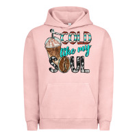 Pigment Salmon cold like my soul with coffee Urban Hoodie - BarkalooDesign