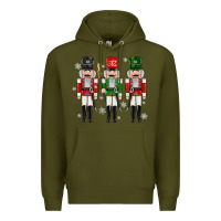 Army Green nutcrackers Premium Hoodie - MaliasSmallBusiness