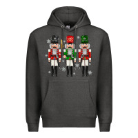 Charcoal Heather nutcrackers Premium Hoodie - MaliasSmallBusiness
