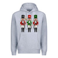 Heather Grey nutcrackers Premium Hoodie - MaliasSmallBusiness