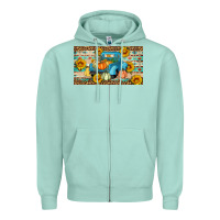 Seafoam Fall truck sunflowers Zipper Hoodie - Artiststas