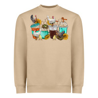 Mushroom chicken coffee cups Heavyweight Sweatshirt - texasbilliewilder