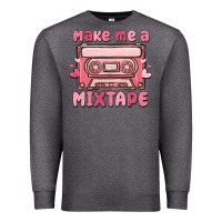 Charcoal Heather make me a mixtape Premium Sweatshirt - MaliasSmallBusiness
