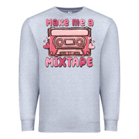 Heather Grey make me a mixtape Premium Sweatshirt - MaliasSmallBusiness