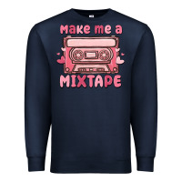 Navy make me a mixtape Premium Sweatshirt - MaliasSmallBusiness