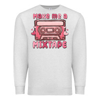 Oatmeal Heather make me a mixtape Premium Sweatshirt - MaliasSmallBusiness
