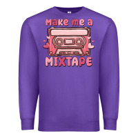 Purple make me a mixtape Premium Sweatshirt - MaliasSmallBusiness