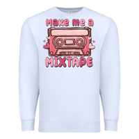 White make me a mixtape Premium Sweatshirt - MaliasSmallBusiness