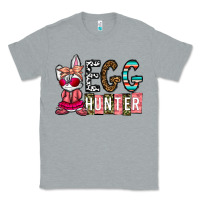 Heather Grey Egg Hunter Classic Tee - CowhideDigitalArt