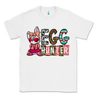 White Egg Hunter Classic Tee - CowhideDigitalArt