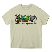Mossy peace love largemouth bass Heavy Core Tee - LillyAllenDesigns