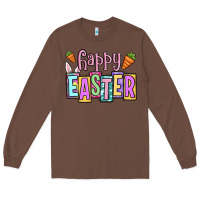 Chestnut Easter Day Happy Easter Long Sleeve Tee - OliviaCreatesArt