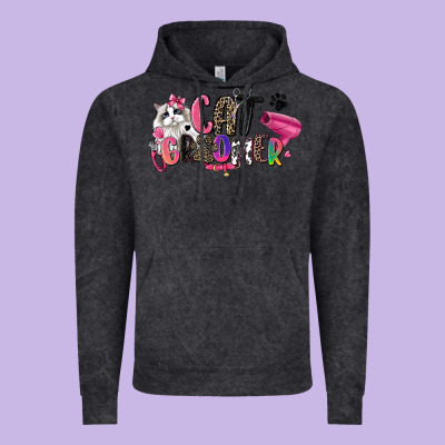 Cat Groomer Vintage Hoodie Designed By Zillion Design Studio