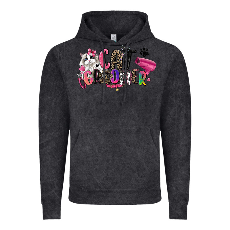 Cat Groomer Vintage Hoodie by Zillion Design Studio | Teevron