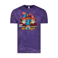 Cloud Purple 4th of july gnomes farm truck Vintage Tee - Zillion Design Studio