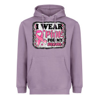 I Wear Pink For My Mom Breast Cancer Awareness Heavyweight Hoodie | Teevron