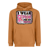 Meerkat i wear pink for my mom breast cancer awareness Heavyweight Hoodie - Jasminsmagicworld
