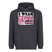 Smoke i wear pink for my mom breast cancer awareness Heavyweight Hoodie - Jasminsmagicworld