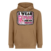 Toasted Coconut i wear pink for my mom breast cancer awareness Heavyweight Hoodie - Jasminsmagicworld