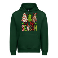 Forest Green tis the season christmas cakes Urban Hoodie - Jasminsmagicworld