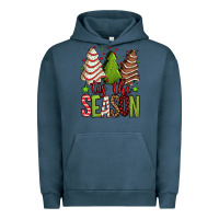 Pigment Midnight Navy tis the season christmas cakes Urban Hoodie - Jasminsmagicworld