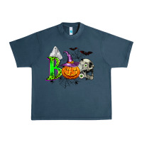 Midnight Navy boo halloween Urban Heavy Tee - Zillion Design Studio