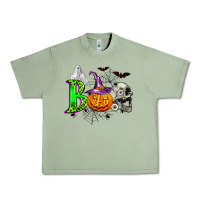 Oil Green boo halloween Urban Heavy Tee - Zillion Design Studio