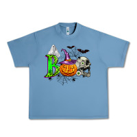 Pebble Blue boo halloween Urban Heavy Tee - Zillion Design Studio
