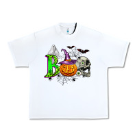 White boo halloween Urban Heavy Tee - Zillion Design Studio