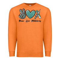 Carrot peace love phlebotomy Premium Sweatshirt - MaliasSmallBusiness