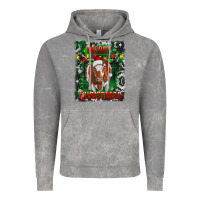 Cloud Rock Western Merry Christmas Longhorn Cow Vintage Hoodie - RanaPortraitStore