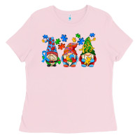Bubblegum Pink autism gnomes Ladies Tee - AdoDesignShop