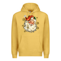 Antique Gold Christmas Santa Premium Hoodie - MaliasSmallBusiness
