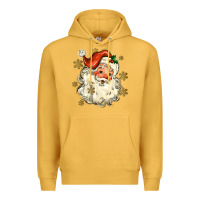Mustard Christmas Santa Premium Hoodie - MaliasSmallBusiness
