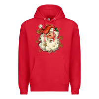 Red Christmas Santa Premium Hoodie - MaliasSmallBusiness