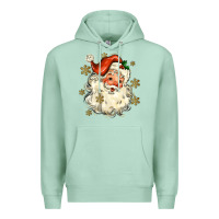 Seafoam Christmas Santa Premium Hoodie - MaliasSmallBusiness