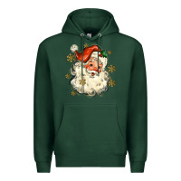 Sports Green Christmas Santa Premium Hoodie - MaliasSmallBusiness