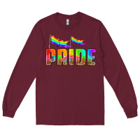 Burgundy pride Long Sleeve Tee - HRA Design Shop