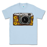 Sunflower Leopard Vintage Camera Classic Tee | Teevron