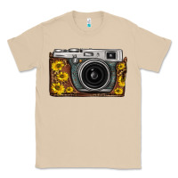 Mushroom sunflower leopard vintage camera Classic Tee - FaDigitalArtStudio