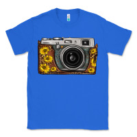 True Royal sunflower leopard vintage camera Classic Tee - FaDigitalArtStudio