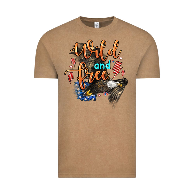 Wild And Free Vintage Tee by Zillion Design Studio | Teevron