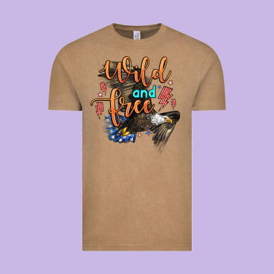 Wild And Free Vintage Tee Designed By Zillion Design Studio