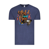 Vintage Denim wild and free Vintage Tee - Zillion Design Studio
