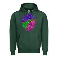 Sports Green halloween leopard patch 1 Zipper Hoodie - BundleAndBundleShop