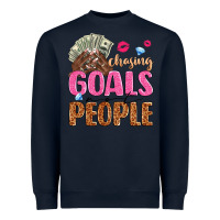 Navy chasing goals not people Heavyweight Sweatshirt - texasbilliewilder