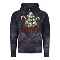 Cloud Black Merry Christmas Volleyball Vintage Hoodie - RanaPortraitStore
