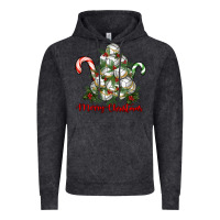 Merry Christmas Volleyball Vintage Hoodie | Teevron